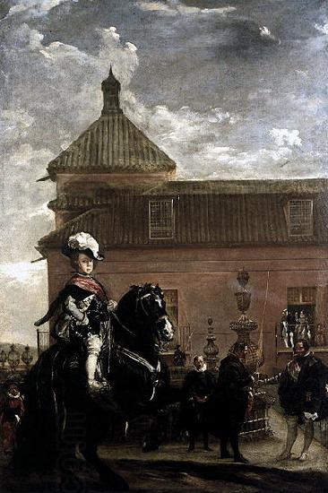 Diego Velazquez Prince Baltasar Carlos with the Count China oil painting art
